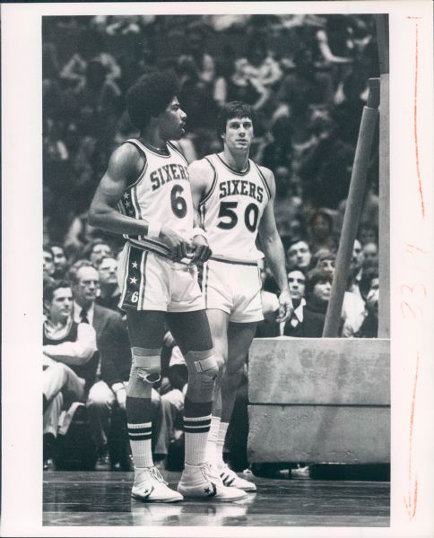 1973-82 Julius Erving Philadelphia 76ers Type 1 8" x 10" Photo SPORT Magazine Collection (MEARS Type 1 Photo LOA)