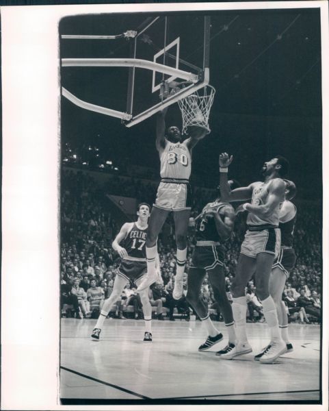 1959-73 Wilt Chamberlain Lakers "The Sporting News Collection Archives" Original Type 1 Photo - Lot of 3 (Sporting News Collection Hologram/MEARS Type 1 Photo LOA)