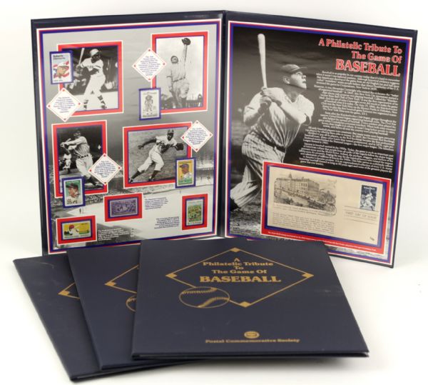 Lot Detail 1990 A Philatelic Tribute To The Game Of Baseball Stamp