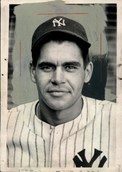 1939 Charlie Keller New York Yankees "The Sporting News Collection Archives" Original Type 1 5" x 7" Photo (Sporting News Collection Hologram/MEARS Type 1 Photo LOA)