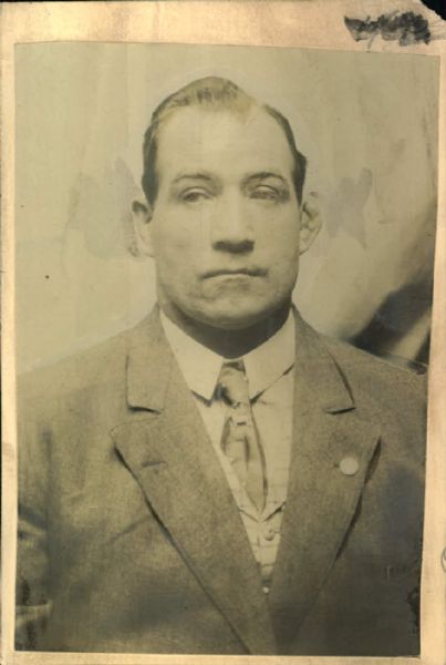 1900s Tom Sharkey Boxer  "The Sporting News Collection Archives" Original 4 1/2" x 6 1/2" Photo (Sporting News Collection Hologram/MEARS Photo LOA)