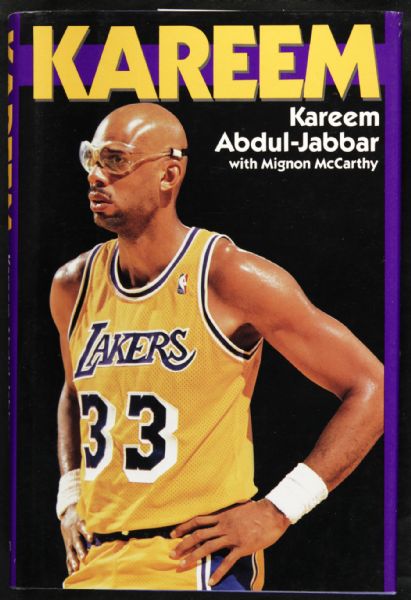 1990 Kareem Abdul Jabbar Los Angeles Lakers Signed Kareem Hardcover Book - JSA