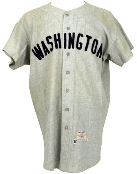 1962 Joe Hicks Washington Senators Road Jersey (MEARS A9.5)