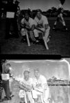 1955 Roy Campanella Duke Snider Brooklyn Dodgers Original Acetate File Negative (Chicago Sun Times Hologram/MEARS Auction LOA) - Lot of 2