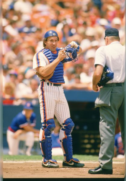 1985-89 Gary Carter New York Mets "The Sporting News" Original Full Color Negative Slide (The Sporting News Collection/MEARS Auction LOA) 