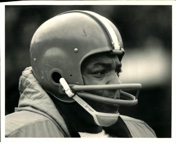 1957-65 Jim Brown Cleveland Browns "The Sporting News Collection Archives" Original Photo (Sporting News Collection Hologram/MEARS Photo LOA)