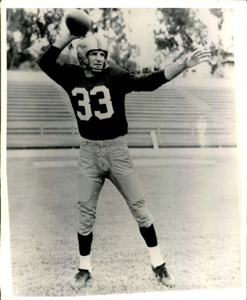 1944-52 Sammy Baugh Washington Redskins "The Sporting News Collection Archives" Original Photo (Sporting News Collection Hologram/MEARS Photo LOA)