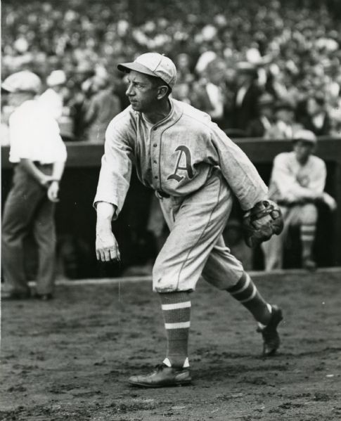 1928 Eddie Collins Philadelphia Athletics Charles Conlon "TSN Collection Archives" Original 8" x 10" Generation 1 Photo (Sporting News Collection Hologram/MEARS Photo LOA)