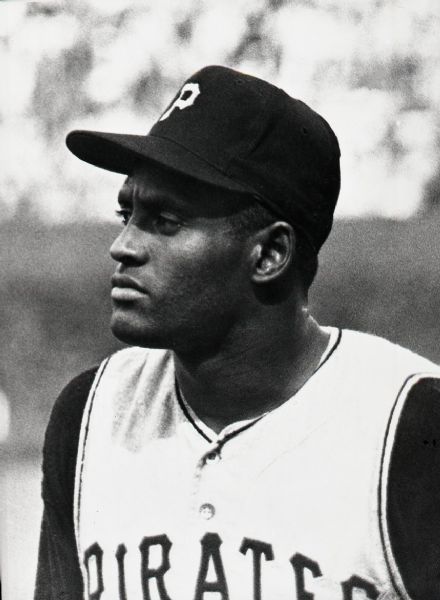 1957-70 Roberto Clemente Pittsburgh Pirates "The Sporting News" Original 3" x 4" Black And White Negative (The Sporting News Collection/MEARS Auction LOA) 