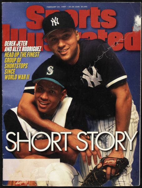 1994 Derek Jeter New York Yankees Signed Sports Illustrated From His First Cover - JSA