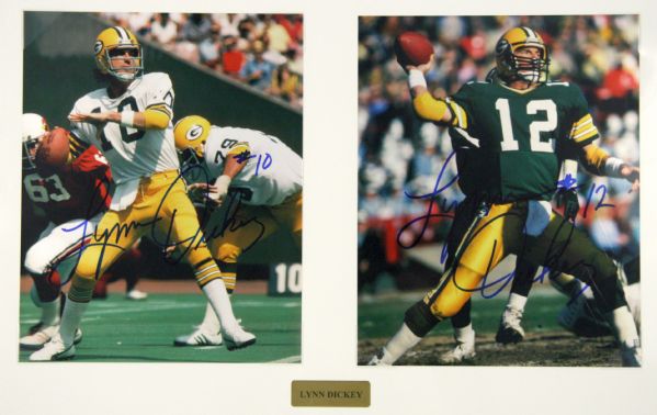 1970s -80s Green Bay Packers Signed 8" x 10" Photo Lot Displays w/ Lynn Dickey Paul Coffman Middleton - JSA 