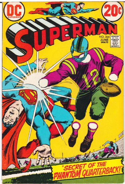 1973-74 Superman #264-271 DC Comics Fine/Very Fine (MEARS Auction LOA)