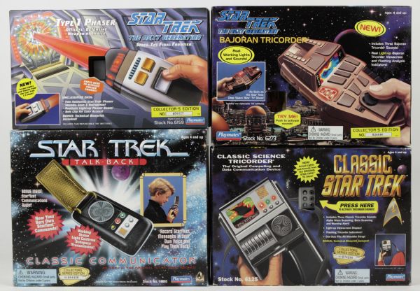 1994-96 Star Trek Speaking Devices - Lot of 4 Different 