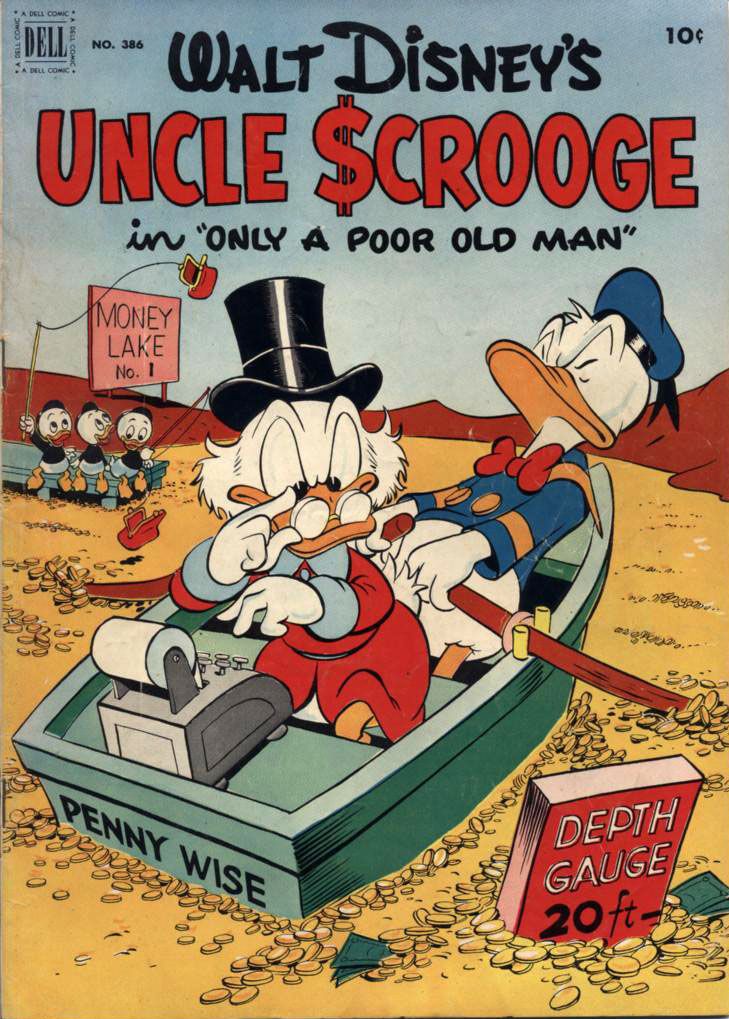 Lot Detail - 1952 Uncle Scrooge #386 Only A Poor Old Man Dell Comics ...