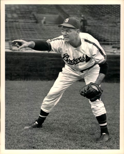 1948 Bill Lee Boston Braves "The Sporting News Collection Archives" Original Photo (Sporting News Collection Hologram/MEARS Photo LOA)