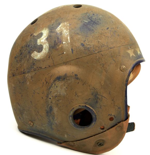 Plastic Football Helmet Secured From Vern Biever Estate 