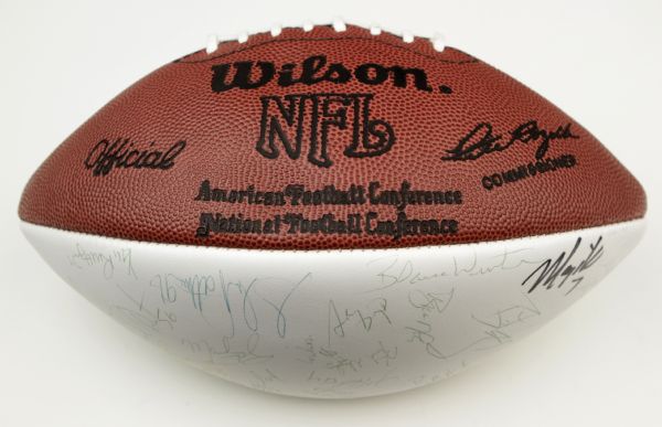 1990-91 Green Bay Packers Team-Signed Football w/65 Sigs. Incl. Tim Harris Don Majkowski (MEARS Auction LOA) 