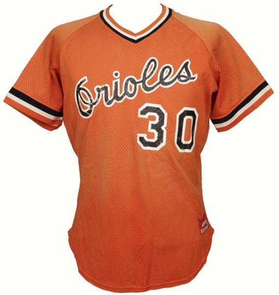 1985-87 Erie Orioles Game Worn Jersey (MEARS Auction LOA)