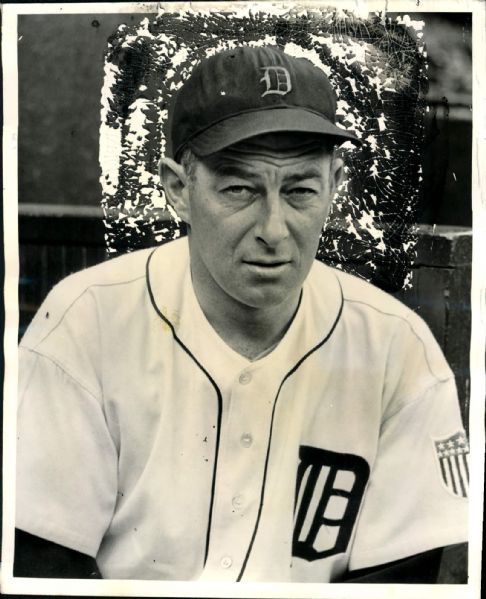 1944 Doc Cramer Detroit Tigers "The Sporting News Collection Archives" Original 8" x 10" Photo (Sporting News Collection Hologram/MEARS Photo LOA)