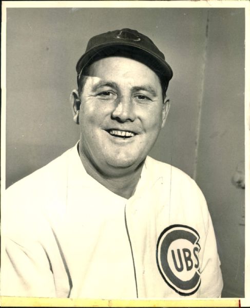 1949 Mort Cooper Chicago Cubs "The Sporting News Collection Archives" Original 8" x 10" Photo (Sporting News Collection Hologram/MEARS Photo LOA)