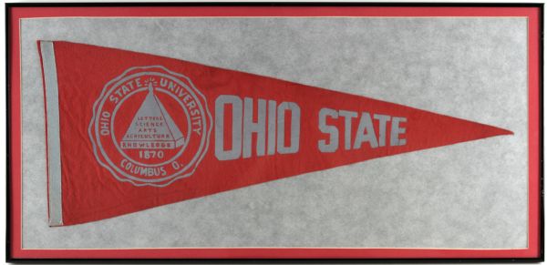 1970s Ohio State University Full Size Pennant - 28"