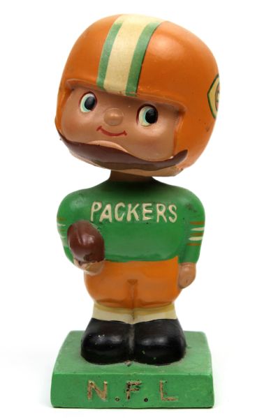 1963-64 Green Bay Packers Square Base Nodder Bobblehead