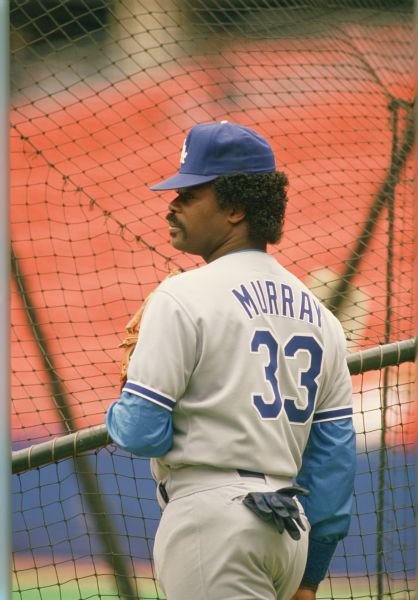 1989-91 Eddie Murray Los Angeles Dodgers "The Sporting News" Original Full Color Negative Slides (The Sporting News Collection/MEARS Auction LOA) - Lot of 28