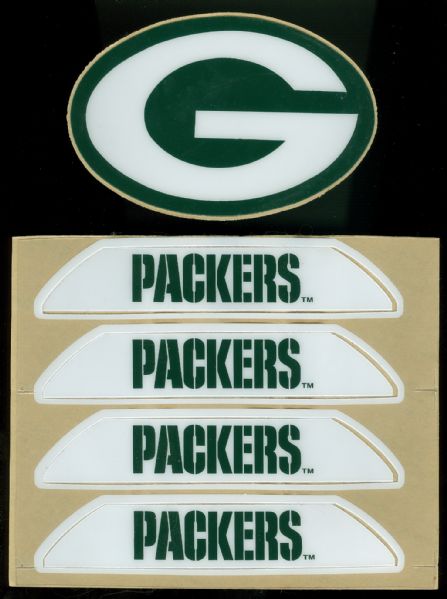 Green Bay Packers Helmet Decals