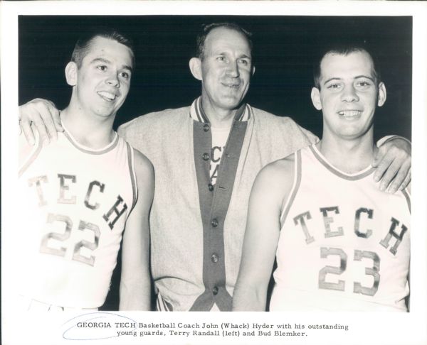 1954-58 Georgia Tech Basketball "The Sporting News Collection Archives" Original Photo (Sporting News Collection Hologram/MEARS Photo LOA) - Lot of 3