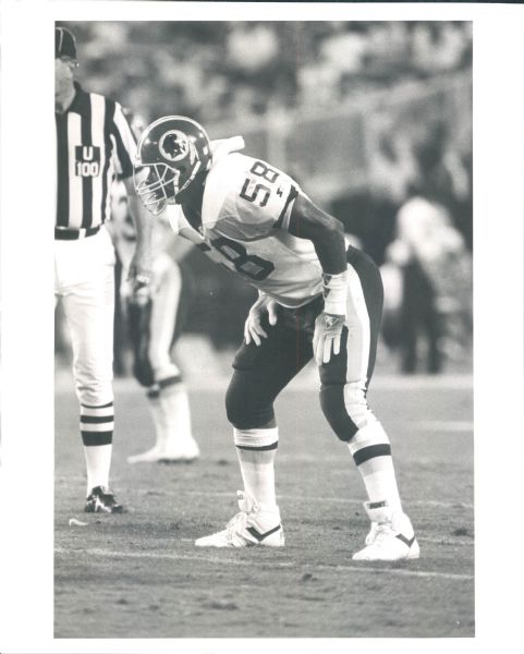 1987-93 Carl Banks NY Giants and Washington Redskins "TSN Collection Archives" Original Photo (Sporting News Collection Hologram/MEARS Photo LOA) - Lot of 8