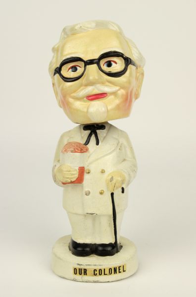 1967 Colonel Sanders Kentucky Fried Chicken Vintage Bobblehead