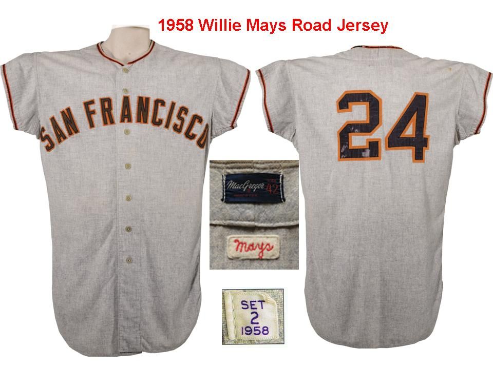 willie mays 1951 jersey