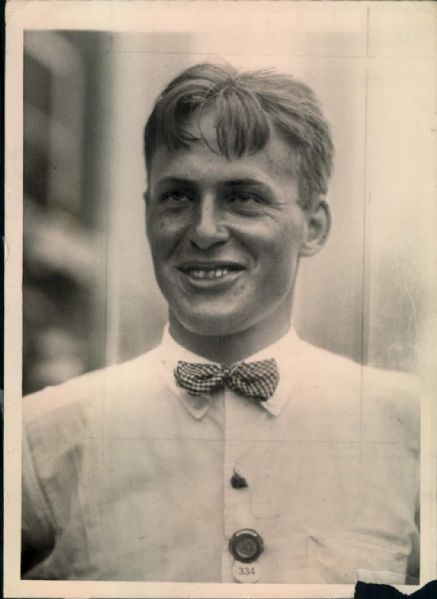 1923 Bobby Jones  "Boston Herald Archives" Original 5" x 7" Photo (Boston Herald Hologram/MEARS LOA)