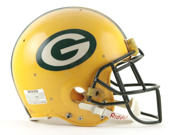 1990 Leroy Butler Green Bay Packers Game Worn Signed Rookie Helmet (Scott Waters/MEARS LOA/JSA)