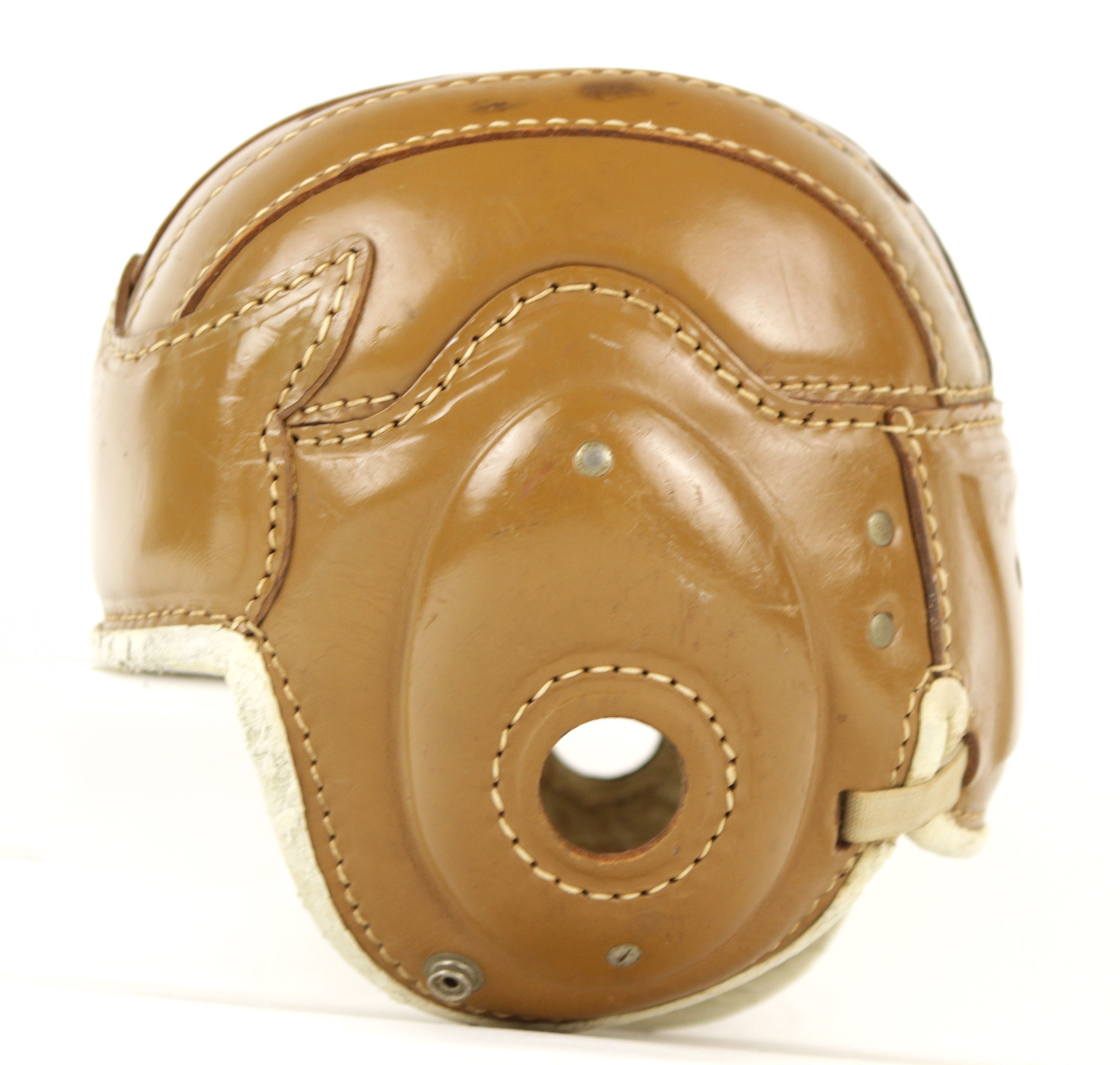 Vintage Leather Football Helmet 44