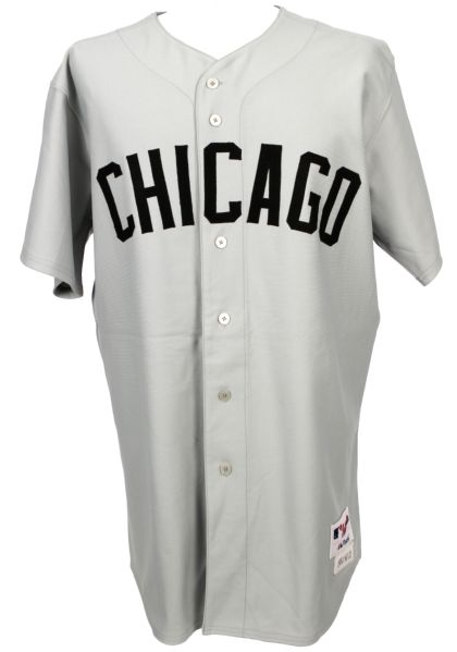 2006 Brian Daubach Chicago White Sox Game Worn Throwback Jersey - MEARS LOA 