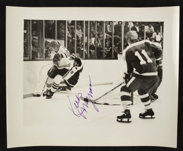 Lot Detail S S Chicago Black Hawks Signed Photo W Pit Martin