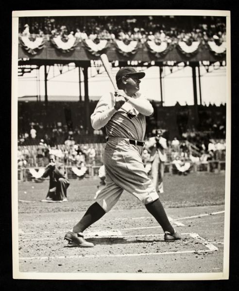 Lot Detail 1930s Babe Ruth New York Yankees Original 8 X 10 Photo