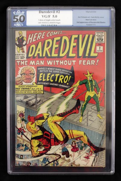 1964 Daredevil The Man Without Fear #2 Graded PGX 5.0
