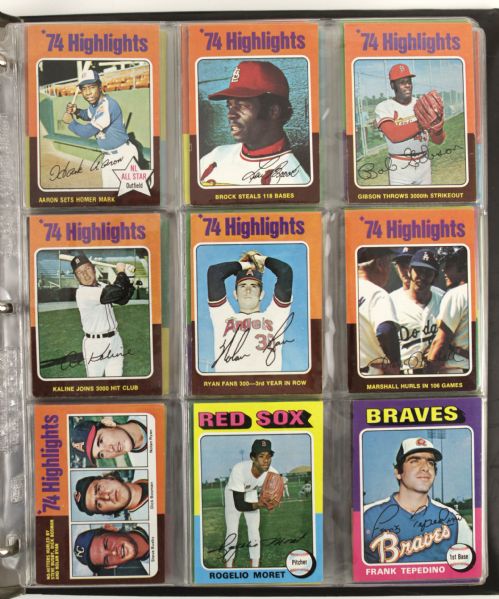 Lot Detail 1975 Topps Baseball Mini Complete Set 660 660