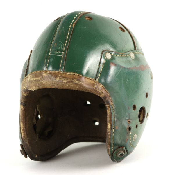 1950s Early MacGregor Model H612 Leather Football Helmet 