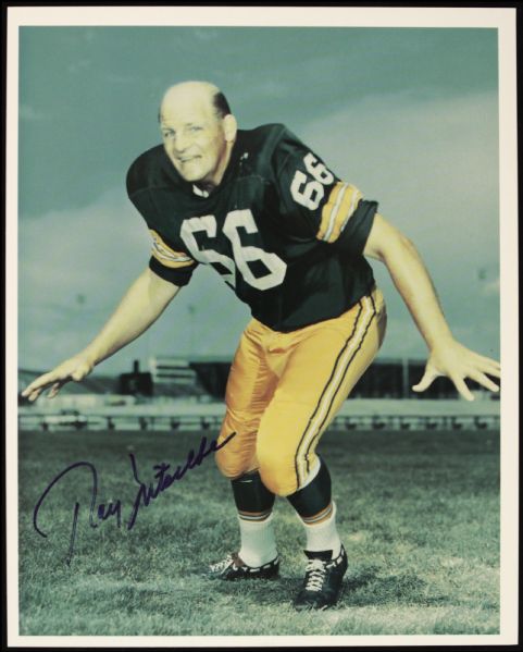 Lot Detail 1990s Ray Nitschke Green Bay Packers Signed 8 X 10 Photo