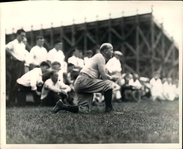 1918-30 Knute Rockne Notre Dame Fighting Irish "TSN Collection Archives" Original 8" x 10" Photos (Sporting News Collection Hologram/MEARS LOA) - Lot of 3