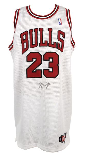 1990s Late Michael Jordan Chicago Bulls Authentic Jersey (clubhouse signature)