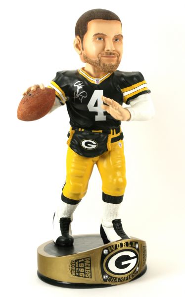 1996 Brett Favre Green Bay Packers 3 Foot Tall Signed Bobble Head Nodder - Favre Hologram 