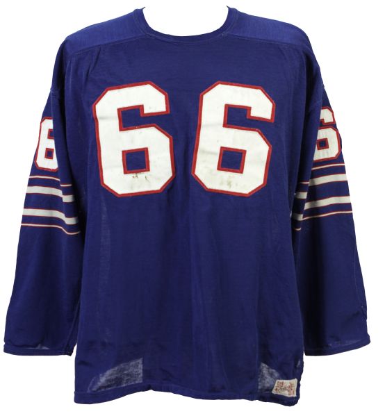 1960s #66 Durene Jersey Styled After Buffalo Bills Jersey 