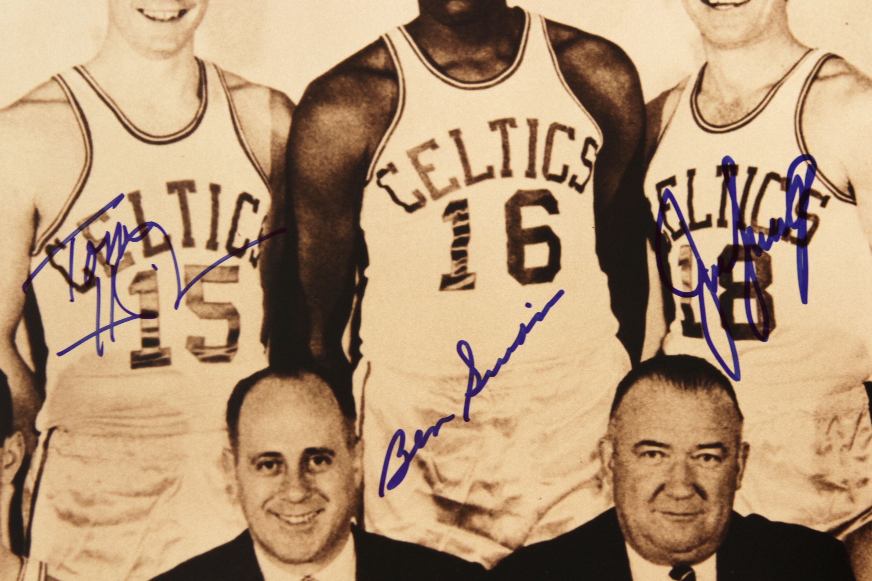 Lot Detail - 1959 Boston Celtics Signed 20" X 24" Poster W/ 13 ...