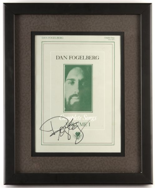 1980s-90s Dan Fogelberg Signed 15" x 18" Framed Print (JSA)