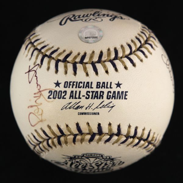 2002 American League All Star Signed Official All Star Game Baseball w/ 16 Signatures (JSA)