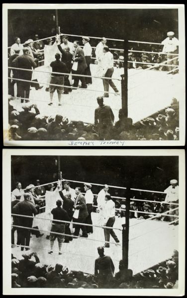 1919-61 Jack Dempsey World Heavyweight Champion Original Photos - Lot of 18